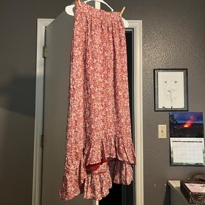 Hi lo maxi skirt